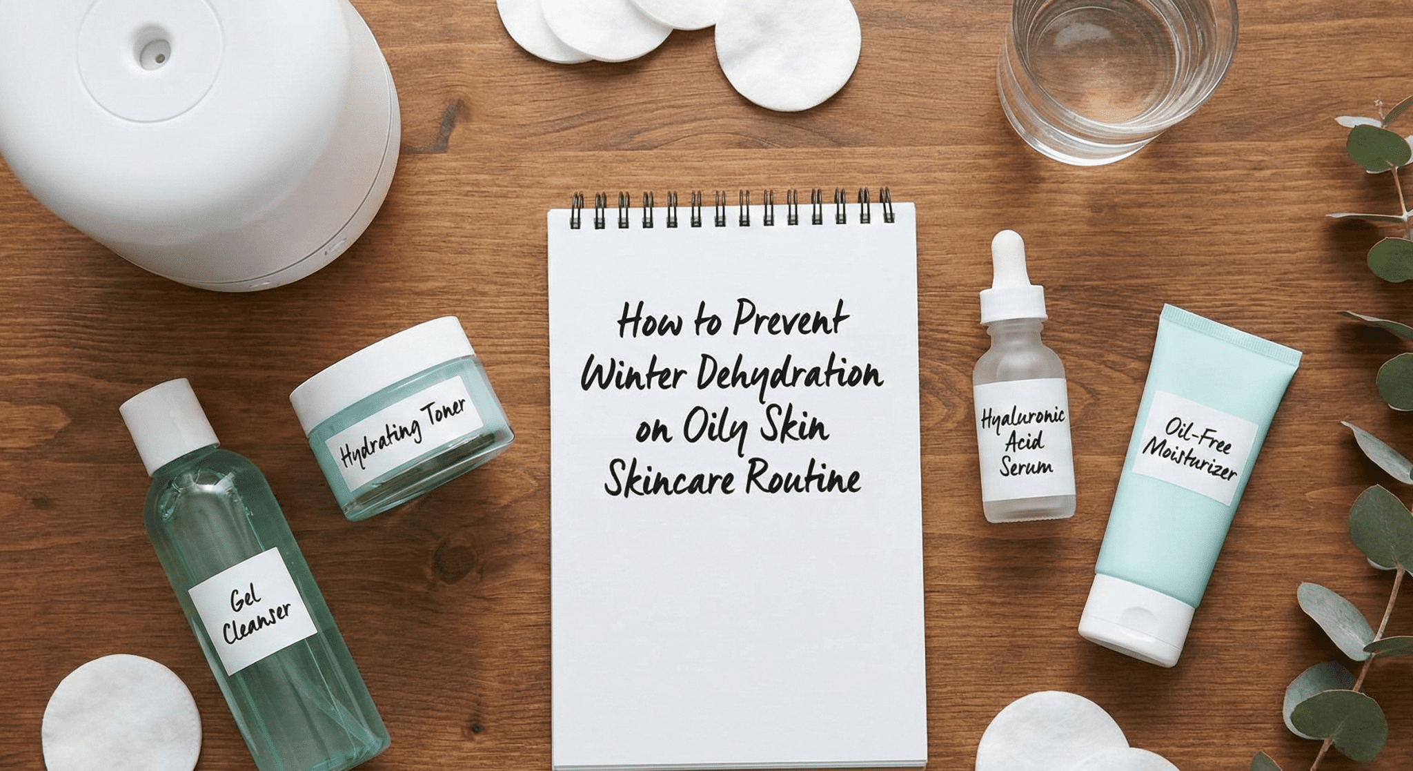 how to prevent winter dehydration on oily skin skincare routine