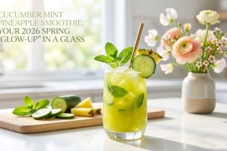 Hydrating Cucumber Mint Pineapple Smoothie