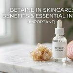 A microscopic representation of betaine molecules balancing water within a skin cell.