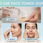 A close-up shot of a person spraying a natural, mist-based face toner onto their skin, showcasing a refreshed and hydrated complexion.