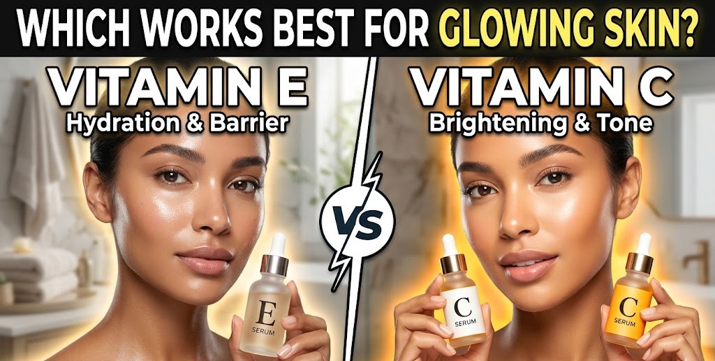Vitamin E vs Vitamin C for Glowing Skin