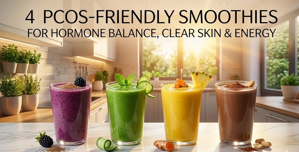4 Best PCOS Smoothies for Hormone Balance & Clear Skin (2026)