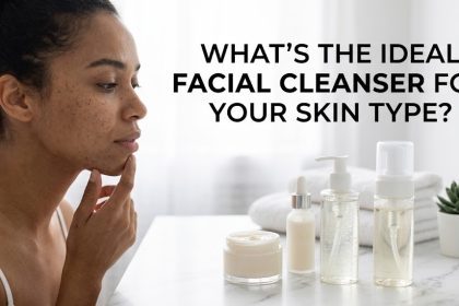 side-by-side comparison of three CeraVe cleansers: the green Hydrating Facial Cleanser, the teal Foaming Facial Cleanser, and the light blue Renewing SA Cleanser.