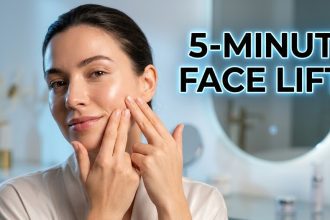 A split-screen collage showing the lush green Irish coast and a minimalist morning wellness setup with ginger and lemon