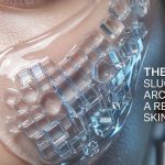 "A person applying a thin layer of petroleum jelly to their cheek as the final step of a nighttime skincare routine