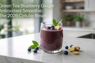 Green Tea Blueberry Ginger Antioxidant Smoothie